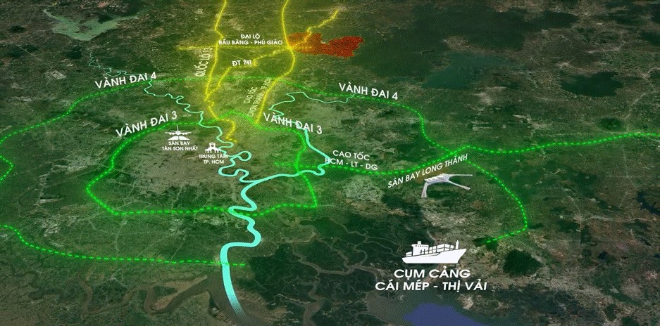 Siêu mạng lưới logistic Đông Nam Bộ: Từ thủ phủ công nghiệp mới Bắc TP.HCM có thể đi CT Chơn Thành, tiếp cận vành đai 4 để ra cảng biển hay sân bay quốc tế.&nbsp;Ảnh: Từ Chủ Pg88vn Trang Chủ Chính Thức Phương Trường An