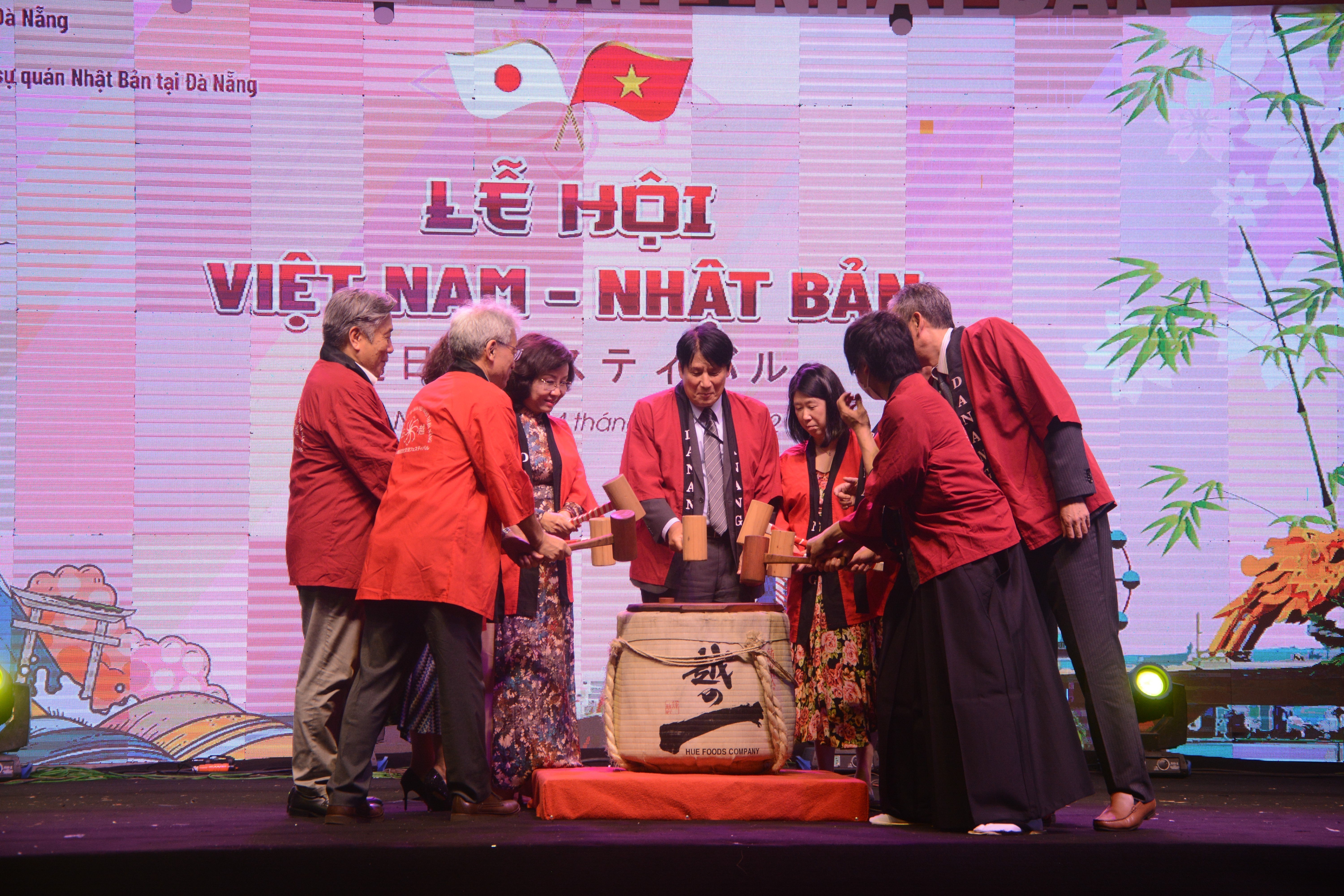 Nhịp trống lễ hội Việt Nam-Nhật Bản tại Đà Nẵng.