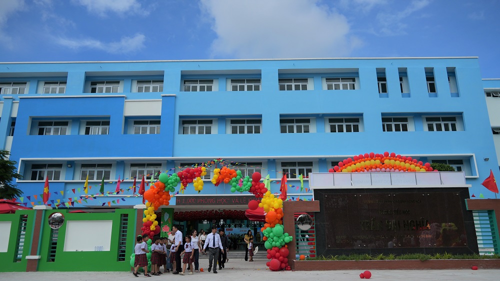 Trường Tiểu học Trần Đại Nghĩa, công trình đầu tiên của đợt thi đua cao điểm&nbsp;- Ảnh: Cổng thông tin điện tử TP. Hồ Chí Minh
