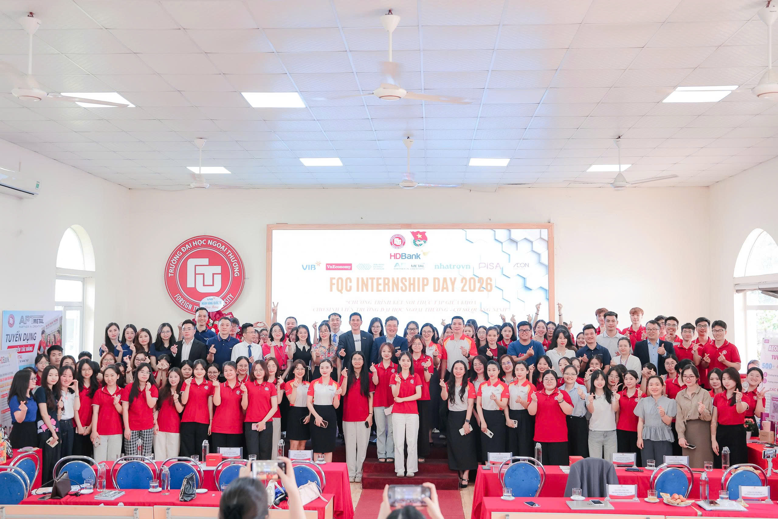 Sinh viên tham dự chương trình “FTU Quảng Ninh Campus Internship Day 2026”. 