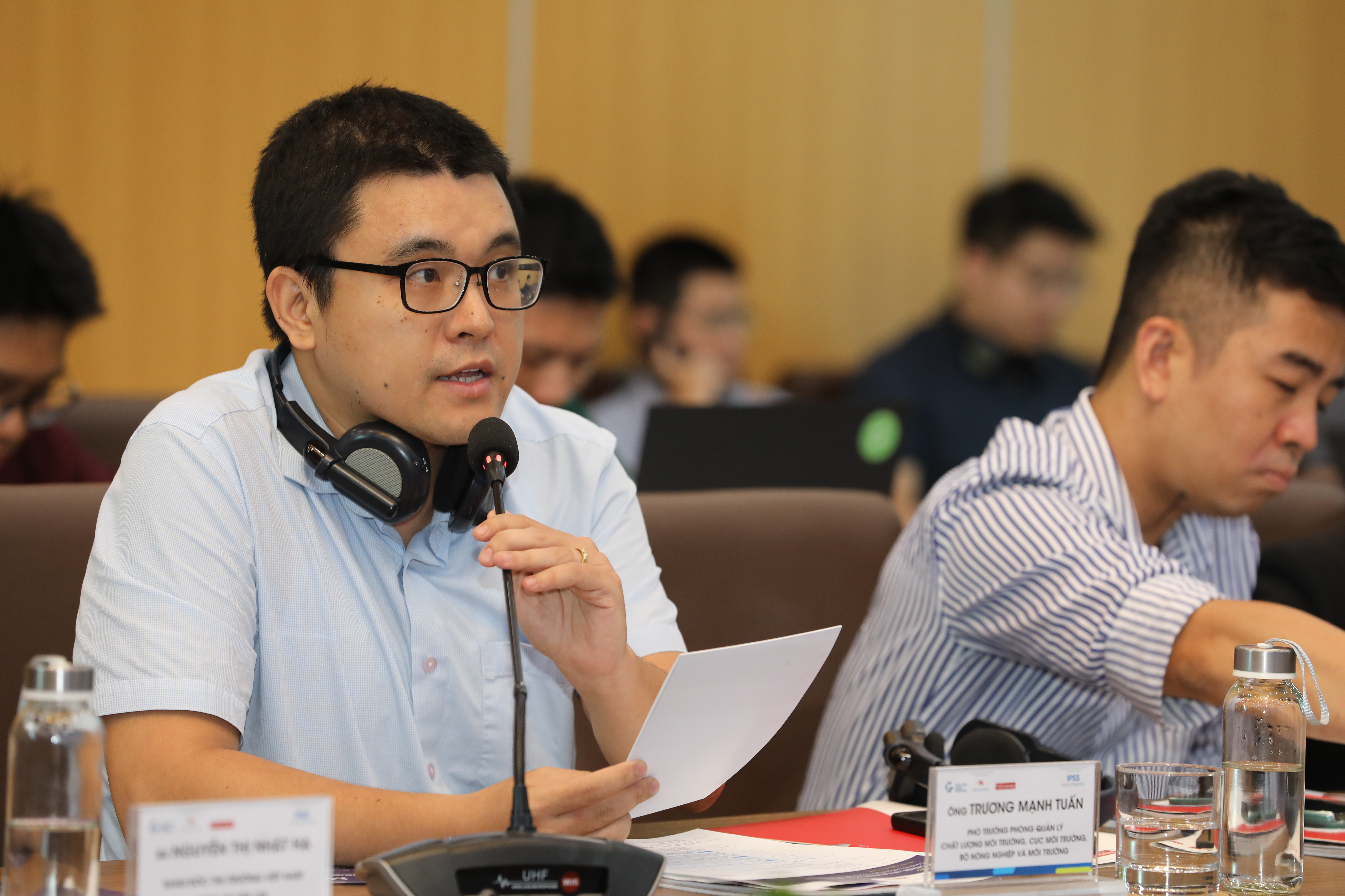 Ông Trương Mạnh Tuấn trình bày tại&nbsp;hội thảo “Di chuyển, Trí tuệ nhân tạo (AI) và PG88 nổ hũ: Củng cố tương lai lĩnh vực PG 888 Casino Uy Tín Số 1 vận tải tại Việt Nam”. Ảnh: Việt Dũng