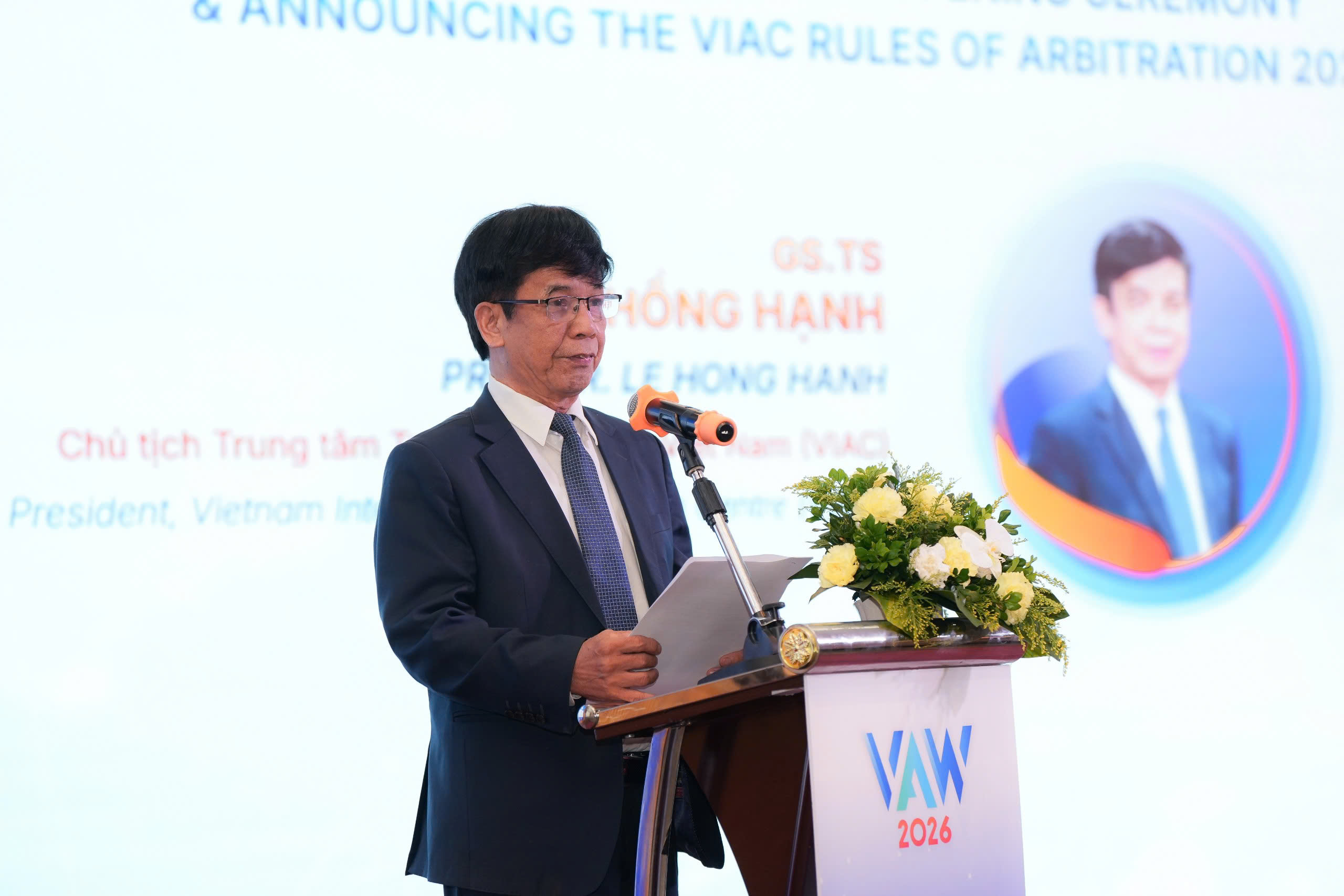 GS.TS. Lê Hồng Hạnh, Chủ tịch VIAC.&nbsp;