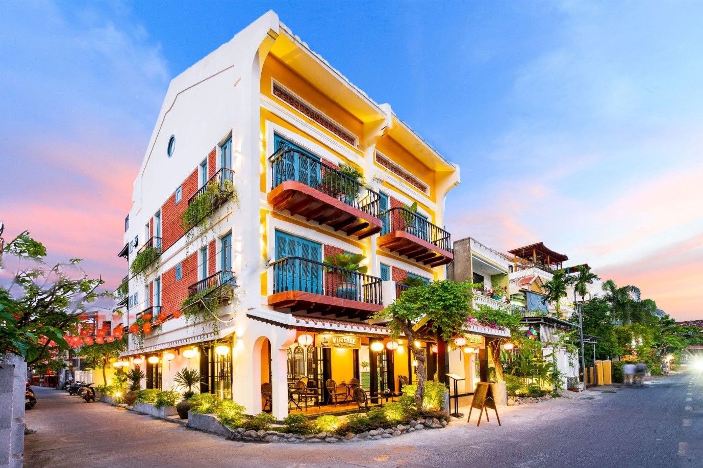 Mặt tiền khách sạn Yzistel Hoi An. (Nguồn ảnh: Yzistel Hoi An).