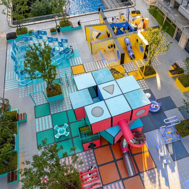 Rubix Square (Giang Tây) được thiết kế bởi 100Architects.&nbsp;Ảnh Pg88vn.top độc quyền mỗi ngày.