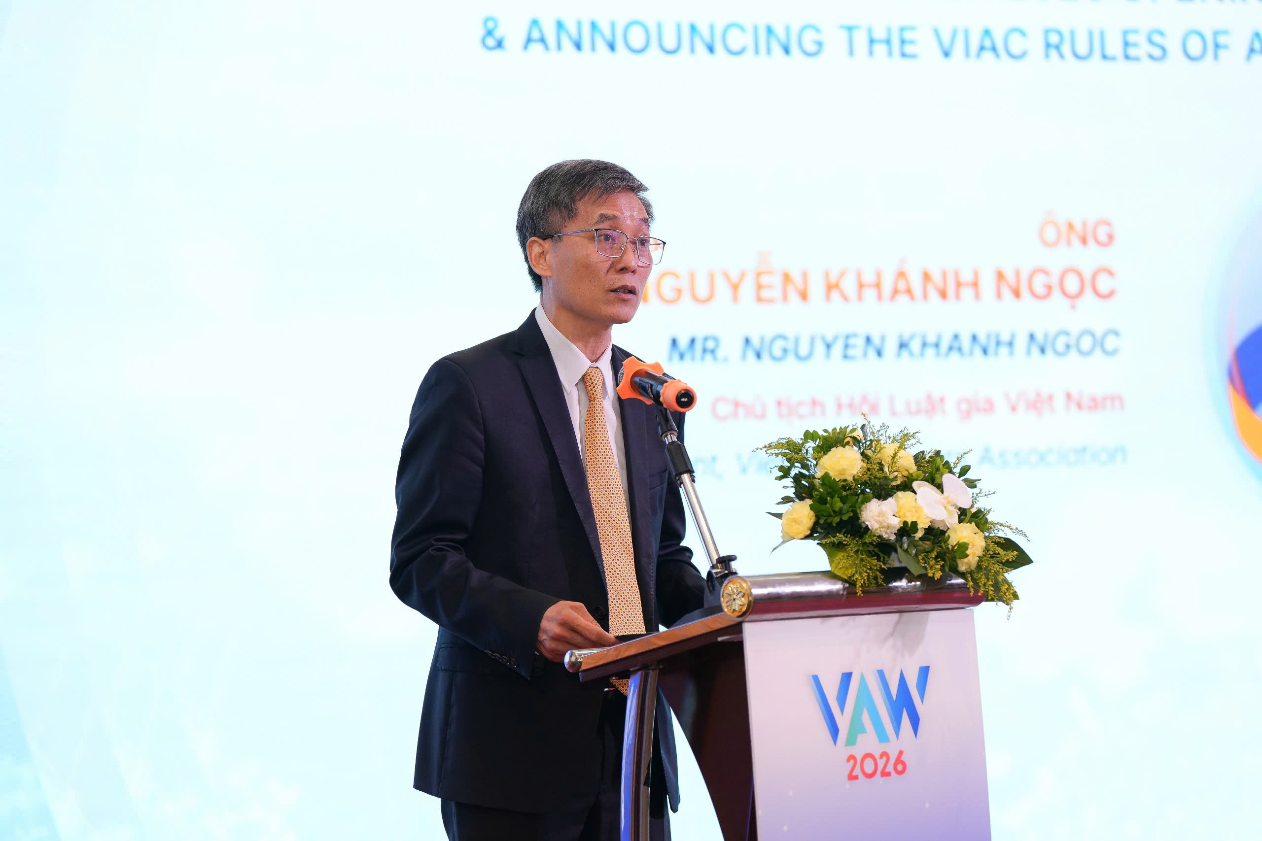 Ông Nguyễn Khánh Ngọc, Chủ tịch Hội Luật gia Việt Nam.