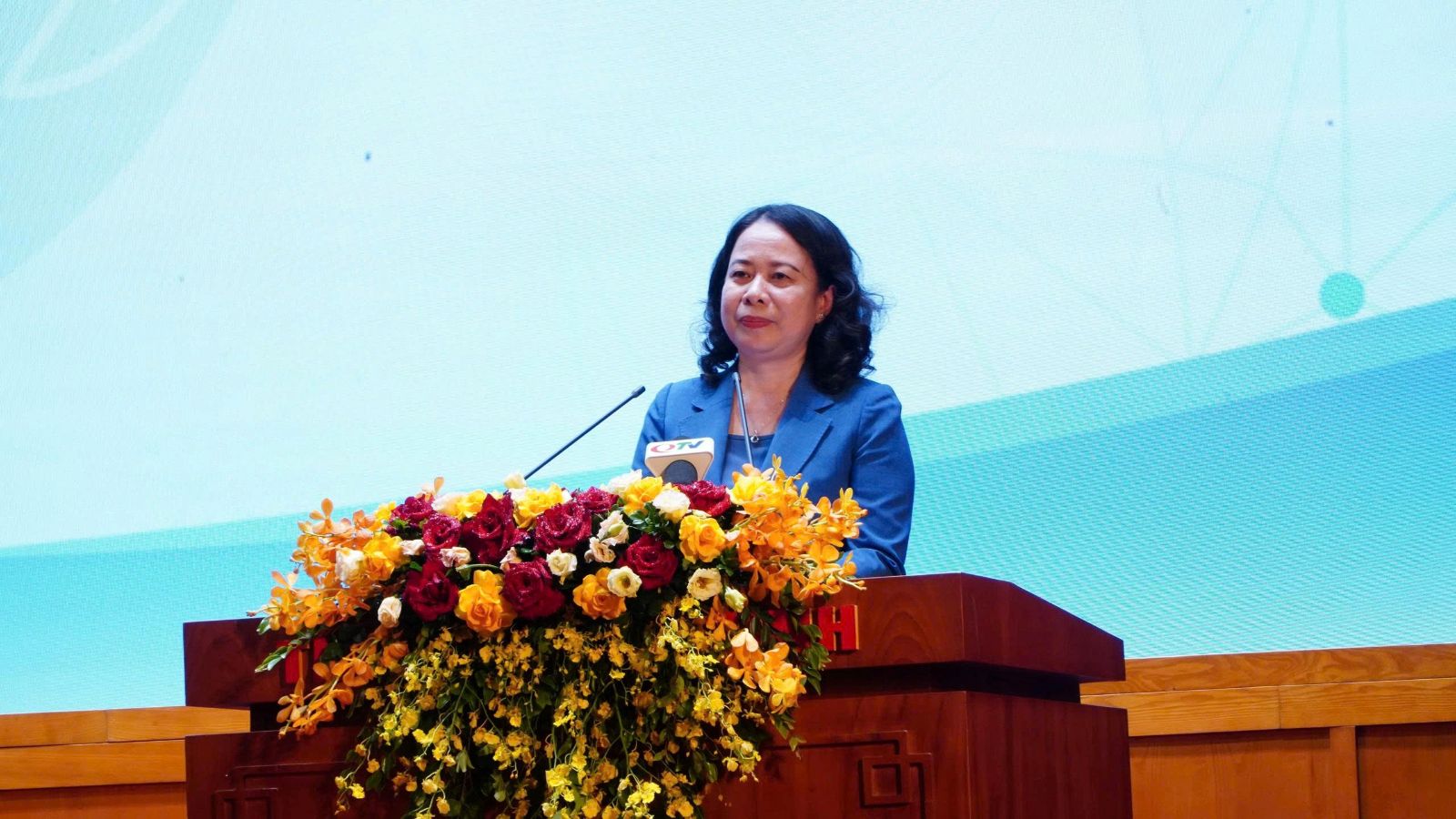 Phó Chủ tịch nước Võ Thị Ánh Xuân phát biểu tại lễ phát động. Ảnh: Bộ Y tế.