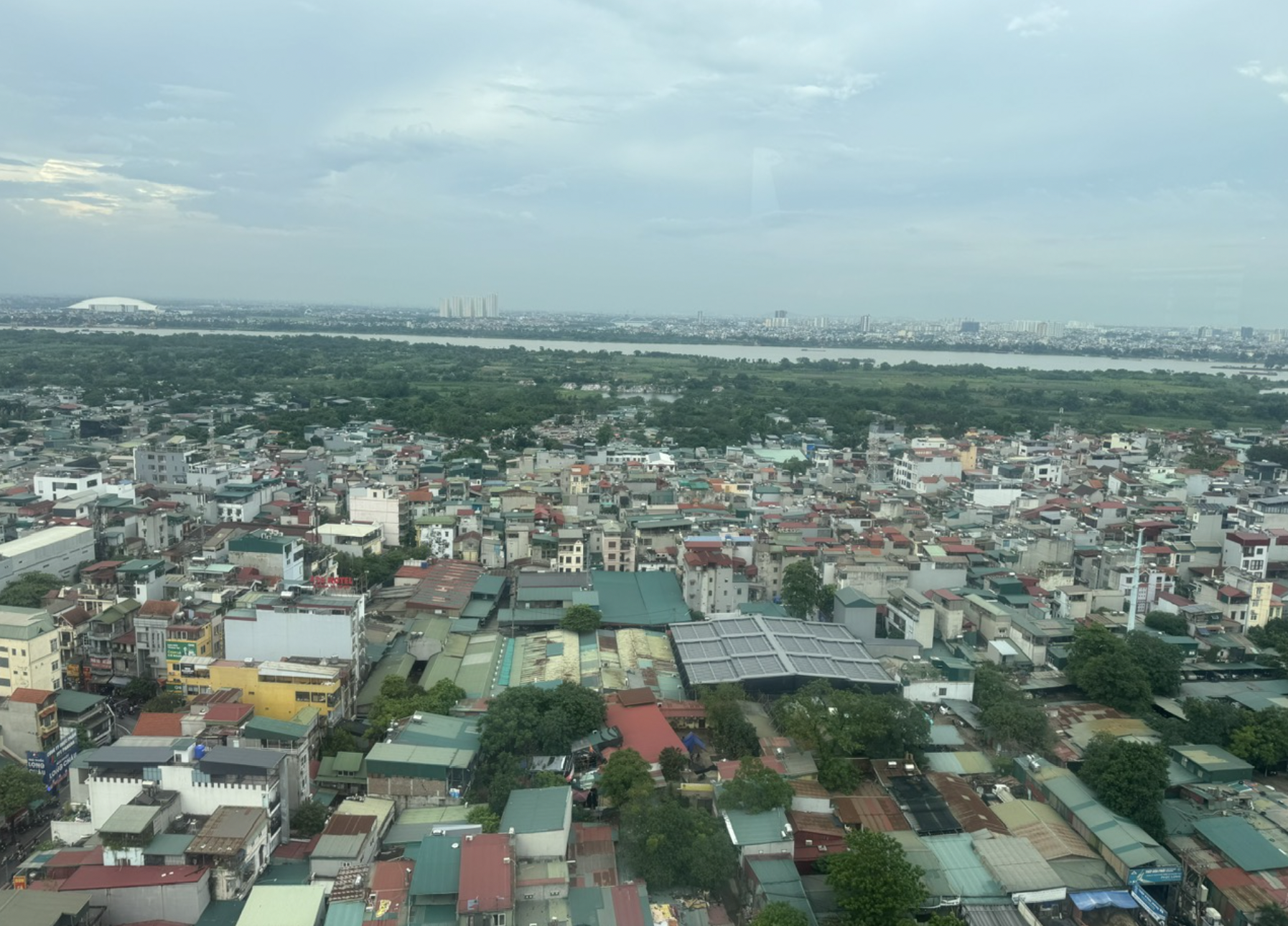 Khu vực ngoài đê sông Hồng (nằm trong diện quy hoạch)
