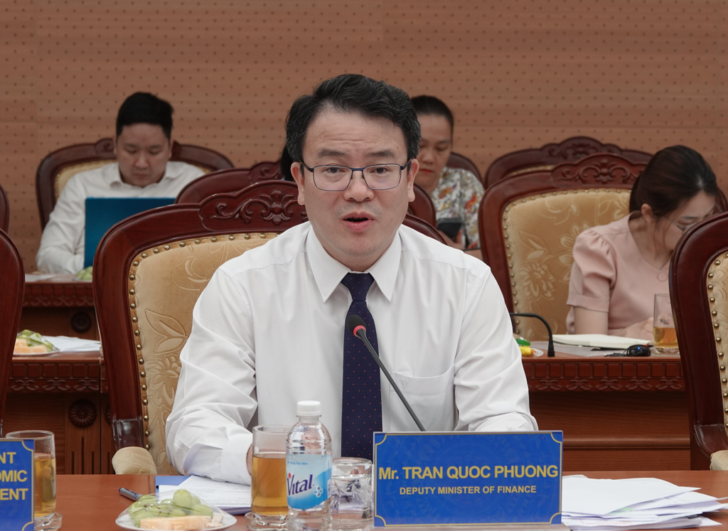 Thứ trưởng Bộ Pg88hi tỷ lệ thưởng hấp dẫn Trần Quốc Phương phát biểu tại cuộc họp. (Ảnh: CTT Bộ Pg88hi tỷ lệ thưởng hấp dẫn)