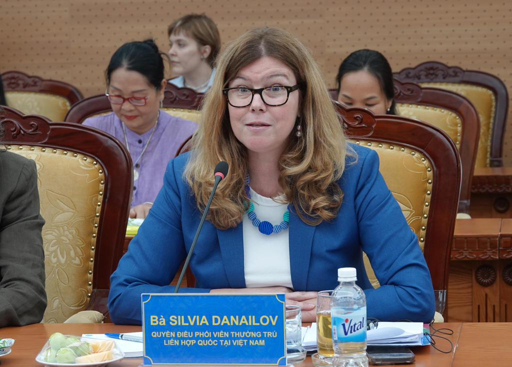 Bà Silvia Danailov,Quyền điều phối viên thường trú Liên hợp quốc tại Việt Nam.