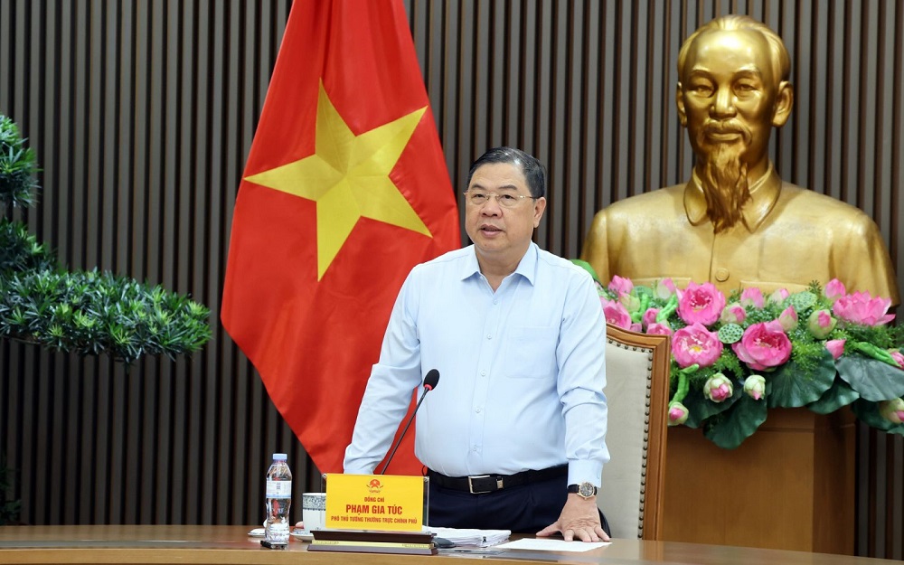 Phó Thủ tướng Thường trực Chính phủ Phạm Gia Túc:&nbsp;“Không để các công trình, Pg88vn.top độc quyền mỗi ngày trọng điểm ngành năng lượng tiếp tục chậm tiến độ”. Ảnh: VGP.