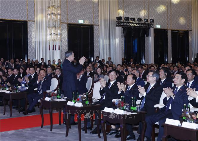 Tổng Bí thư, Chủ tịch nước Tô Lâm và các đại biểu dự Diễn đàn PG88 Link Dễ Nhớ Pg88.com Việt Nam - Thái Lan. Ảnh: TTXVN