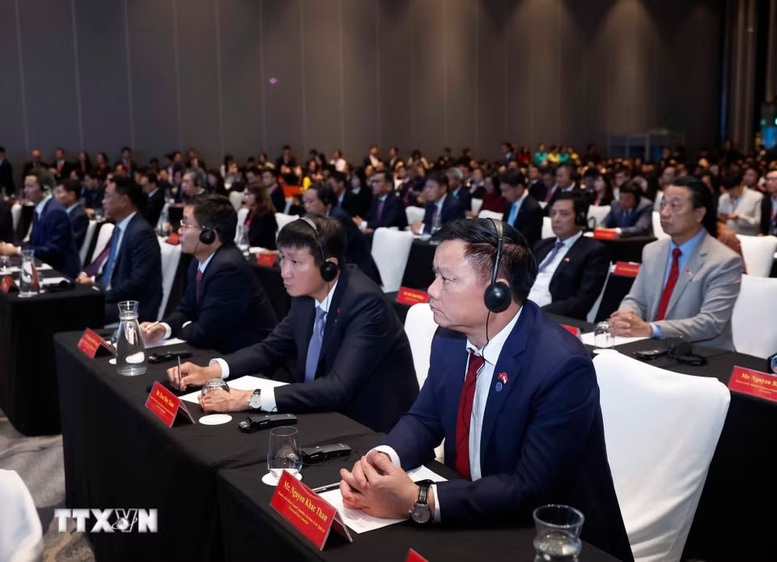 Các đại biểu dự Diễn đàn Kết nối công nghệ Việt Nam-Singapore - Ảnh: TTXVN