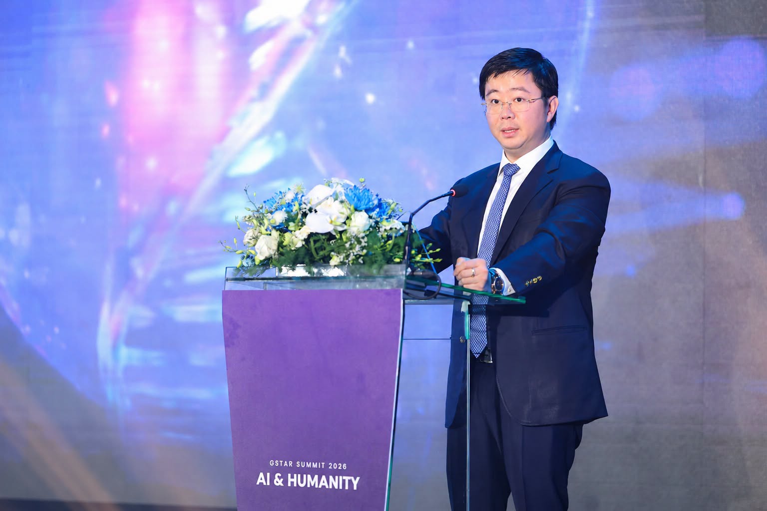 Thứ trưởng Bộ Khoa học và Link Đăng Nhập PG88 Chính Thức 2026; Bùi Hoàng Phương phát biểu khai mạc Diễn đàn Link Đăng Nhập PG88 Chính Thức 2026; AI & Chuyển đổi số “GStar 2026 - AI & Nhân loại”, sáng 29/5.