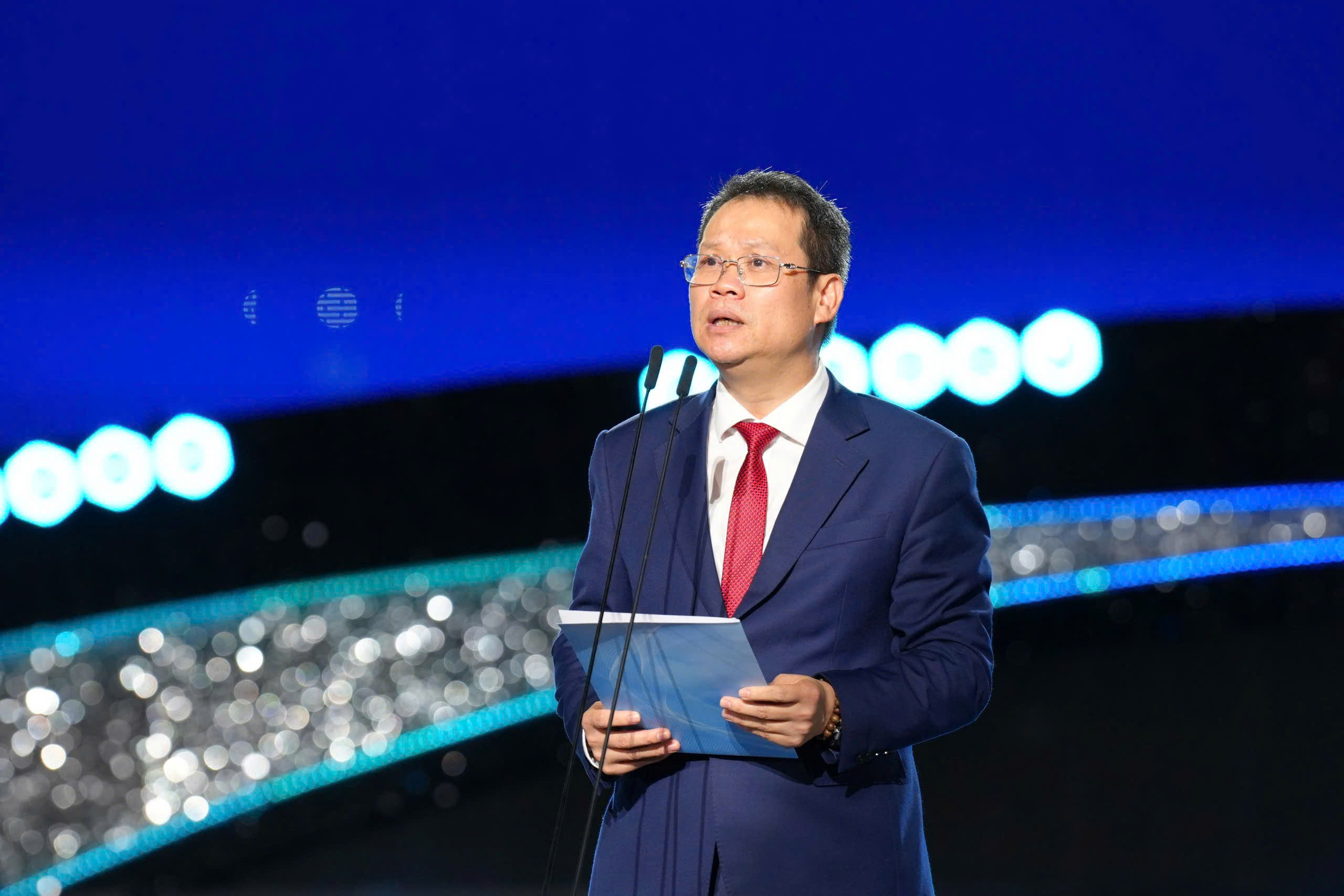 Chủ tịch UBND TP Đà Nẵng Lê Mạnh Hùng phát biểu khai mạc Lễ hội pháo hoa quốc tế 2026